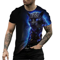 T-Shirt Men's 3D Cool Graphic Short Sleeve Tees Top Summer Pullover - 7DAY'S