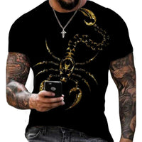 T-Shirt Men's 3D Cool Graphic Short Sleeve Tees Top Summer Pullover - 7DAY'S
