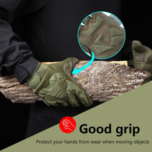 Tactical Gloves Camo Military Army Cycling Glove Sport Climbing Paintball Shooting Hunting Riding Ski Full Finger Mittens Men - 7DAY'S