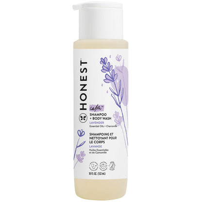 The Honest Company 2 - in - 1 Cleansing Shampoo + Body Wash for Sensitive Skin | Gentle for Baby | Naturally Derived, Tear - free, Hypoallergenic | Fragrance Free, 10 fl oz - 7DAY'S