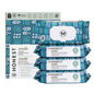 The Honest Company Clean Conscious Multi - Use Wipes | Hypoallergenic + Unscented for Sensitive Skin | Over 99% Water, Compostable, Plant Based, Baby Wipes | Geo Mood, 288 Count - 7DAY'S