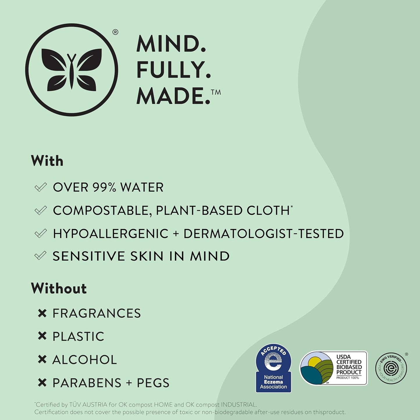 The Honest Company Clean Conscious Multi - Use Wipes | Hypoallergenic + Unscented for Sensitive Skin | Over 99% Water, Compostable, Plant Based, Baby Wipes | Geo Mood, 288 Count - 7DAY'S