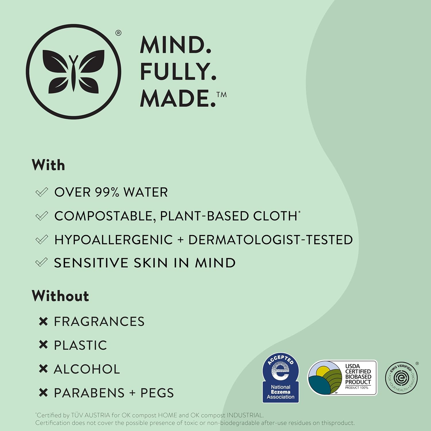 The Honest Company Clean Conscious Multi - Use Wipes | Hypoallergenic + Unscented for Sensitive Skin | Over 99% Water, Compostable, Plant Based, Baby Wipes | Geo Mood, 288 Count - 7DAY'S