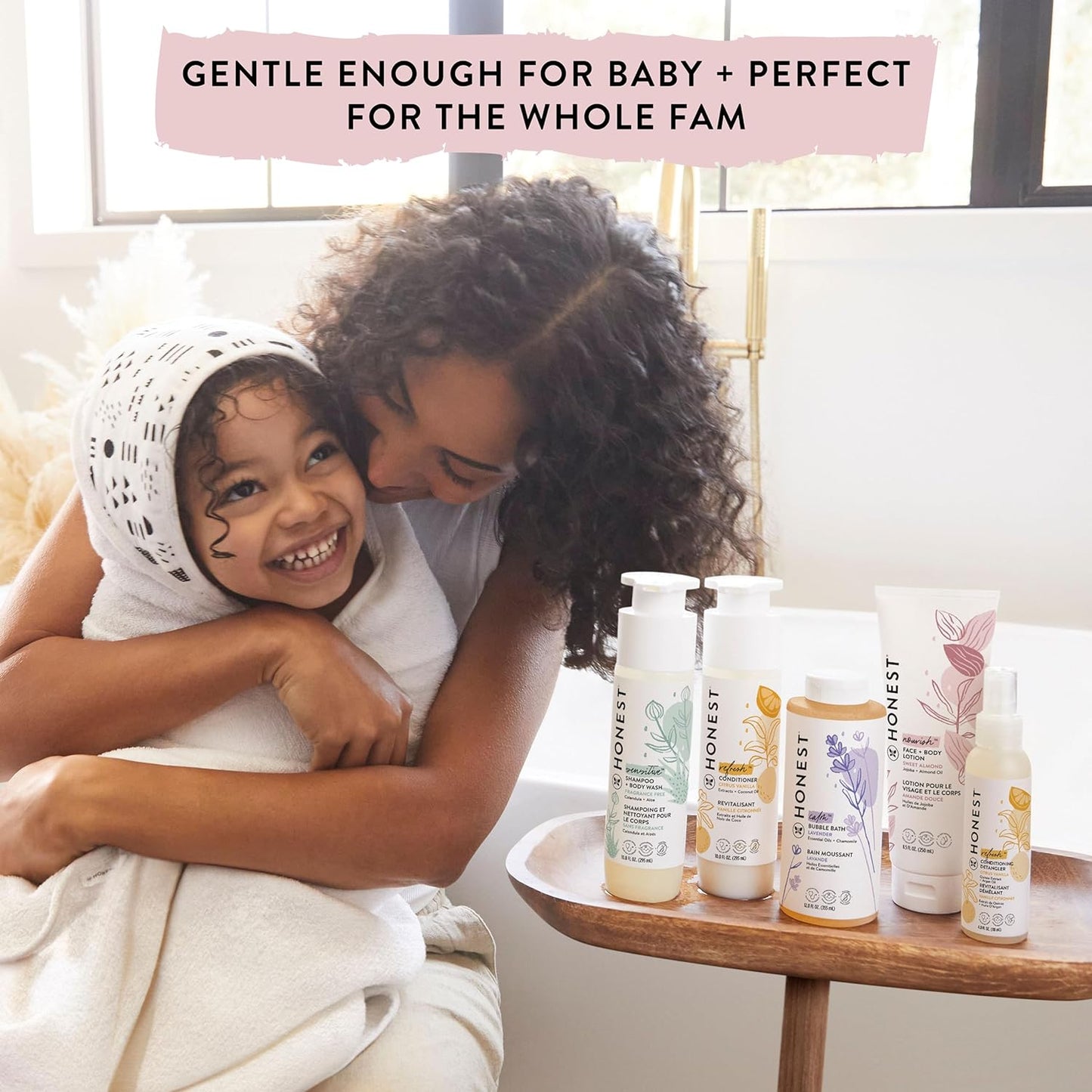 The Honest Company Foaming Bubble Bath | Gentle for Baby | Naturally Derived, Tear - free, Hypoallergenic | Lavender Calm, 12 fl oz - 7DAY'S