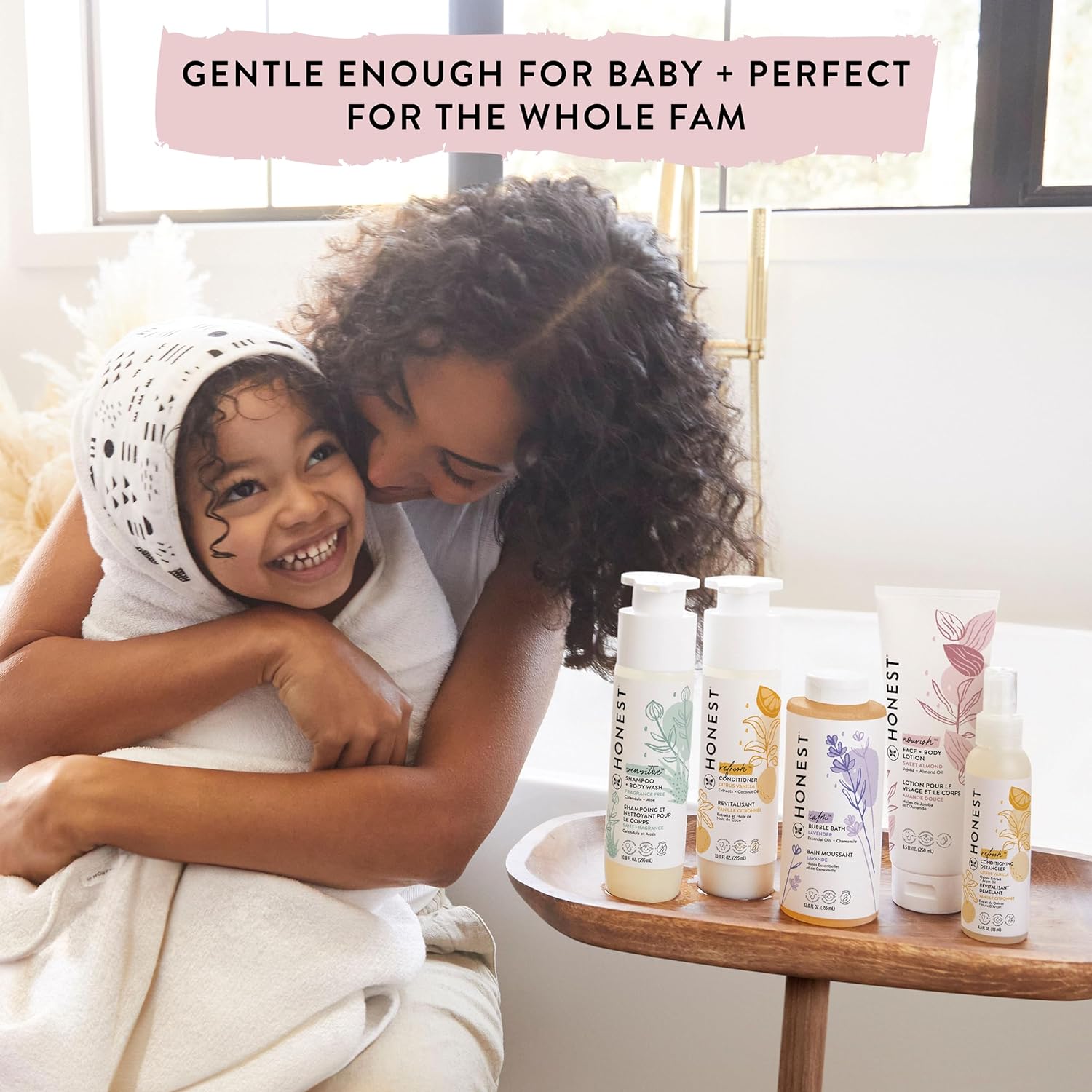 The Honest Company Foaming Bubble Bath | Gentle for Baby | Naturally Derived, Tear - free, Hypoallergenic | Lavender Calm, 12 fl oz - 7DAY'S