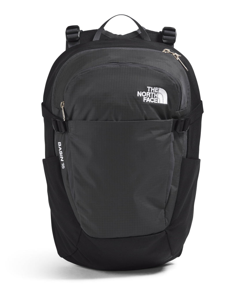 THE NORTH FACE Basin 15 Liter Daypack | Unisex Backpack with Adjustable Shoulder Straps, Water - Repellent Finish, Sternum Strap, Hiking Pole Attachment, TNF Black/Asphalt Grey - NPF, One Size - 7DAY'S