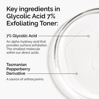 The Ordinary Glycolic Acid 7% Exfoliating Toner, Brightening and Smoothing Daily Toner for More Even - Looking Skin Tone - 7DAY'S