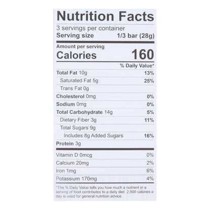 Theo Chocolate Organic Chocolate Bar - Classic - Dark Chocolate - 70 Percent Cacao - Cherry And Almond - 3 Oz Bars - Case Of 12 - 7DAY'S