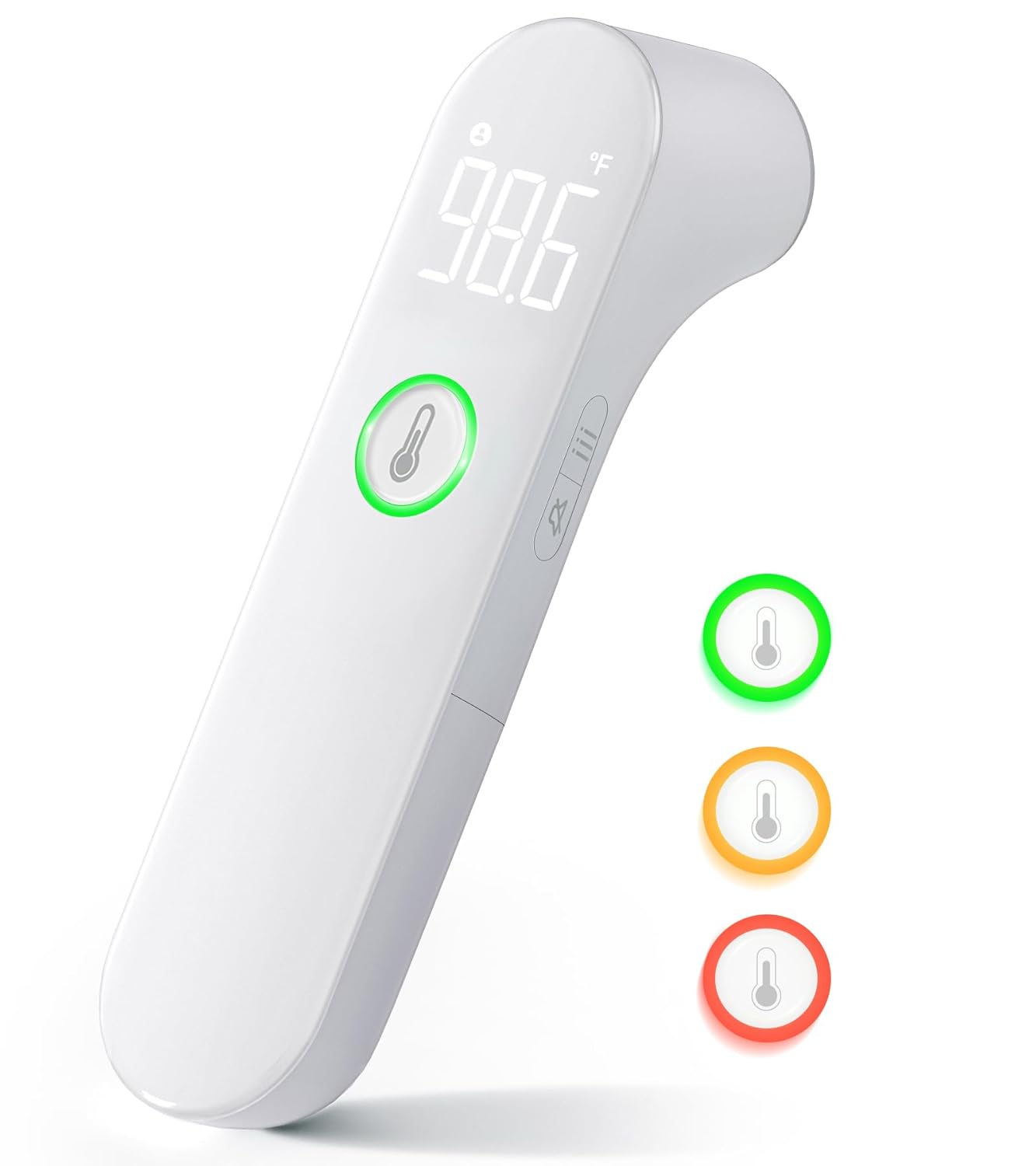 Thermometer for Adults and Kids, Fast Accurate Baby Thermometer, Fever Alarm & Mute Mode, Baby Essentials - Lifetime Support - 7DAY'S