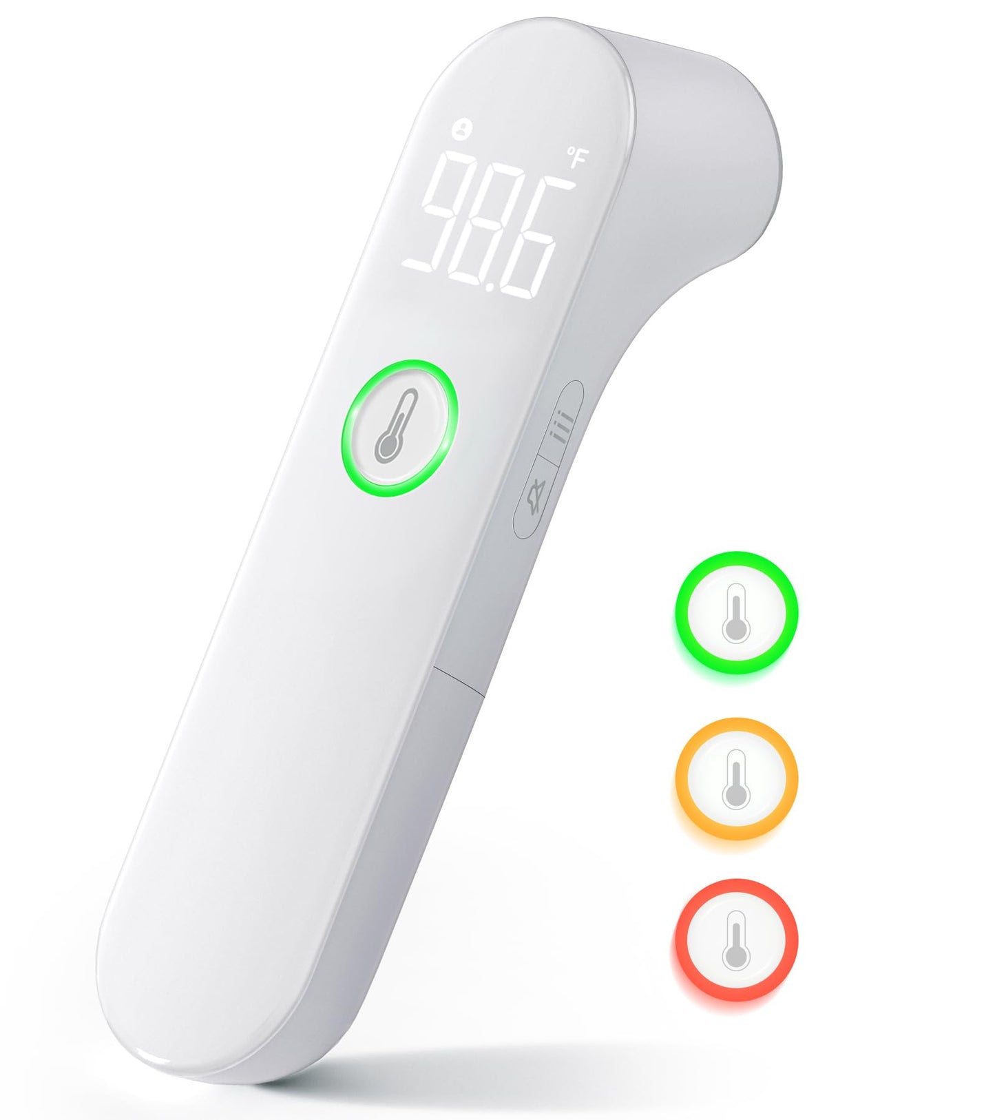 Thermometer for Adults and Kids, Fast Accurate Baby Thermometer, Fever Alarm & Mute Mode, Baby Essentials - Lifetime Support - 7DAY'S