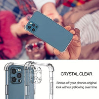 Thick Shockproof Silicone Clear Phone Case For IPhone 14 13 12 11 Pro Max X XS XR 6 6s 7 8 Plus Protective Case Back Cover - 7DAY'S