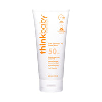Thinkbaby SPF 50+ Baby Mineral Sunscreen – Safe, Natural Sunblock for Babies - Water Resistant Sun Cream – Broad Spectrum UVA/UVB Sun Protection – Vegan Baby Sunscreen Lotion, 3 Oz. - 7DAY'S