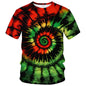 Tie Dye Shirts for Men Women, Short Sleeve Mens Tie Dye Shirt, Rainbow Tie Dye T-Shirts Tee - 7DAY'S