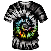 Tie Dye Shirts for Men Women, Short Sleeve Mens Tie Dye Shirt, Rainbow Tie Dye T-Shirts Tee - 7DAY'S