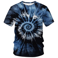 Tie Dye Shirts for Men Women, Short Sleeve Mens Tie Dye Shirt, Rainbow Tie Dye T-Shirts Tee - 7DAY'S