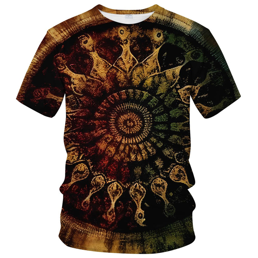Tie Dye Shirts for Men Women, Short Sleeve Mens Tie Dye Shirt, Rainbow Tie Dye T-Shirts Tee - 7DAY'S