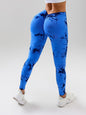 Tie Dye Slimming Yoga Leggings, Butt Lifting High Stretch Casual Fitness Yoga Pants, Women's Activewear - 7DAY'S