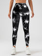 Tie Dye Slimming Yoga Leggings, Butt Lifting High Stretch Casual Fitness Yoga Pants, Women's Activewear - 7DAY'S