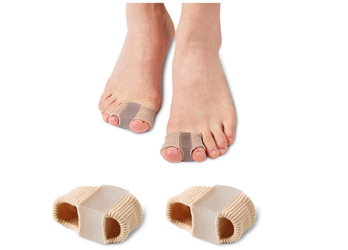 Toe Separators & Bunion Corrector, 2 Big Alignment Loops, Hammer Straightener for Bunion Relief, Correct Spacers（Super good qualiey） (Large 1.8cm)