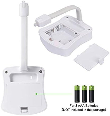 Toilet Night Light 2Pack by Ailun Motion Sensor Activated LED Light 8 Colors Changing Toilet Bowl Illuminate Nightlight for Bathroom Battery Not Included Perfect with Water Faucet Light - 7DAY'S