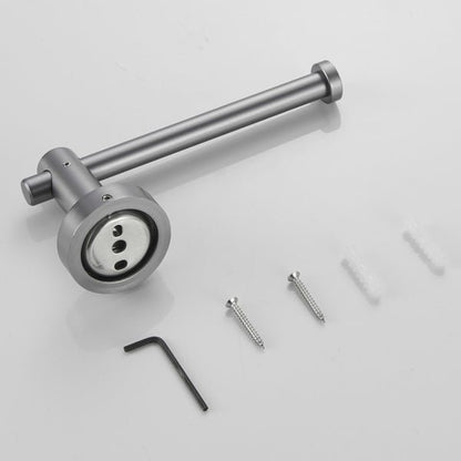 Toilet Paper Holder Gun Grey Thicken Space Aluminum Toilet Roll Holder for Bathroom; Kitchen; Washroom Wall Mount - 7DAY'S