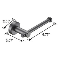 Toilet Paper Holder Gun Grey Thicken Space Aluminum Toilet Roll Holder for Bathroom; Kitchen; Washroom Wall Mount - 7DAY'S