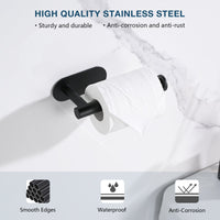 Toilet Paper Holder Self Adhesive, Stainless Steel Rustproof Adhesive Toilet Roll Holder no Drilling - 7DAY'S