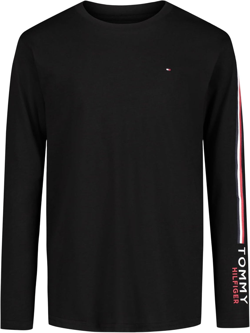 Tommy Hilfiger Boys' Long Sleeve Crew Neck T-Shirt - 7DAY'S