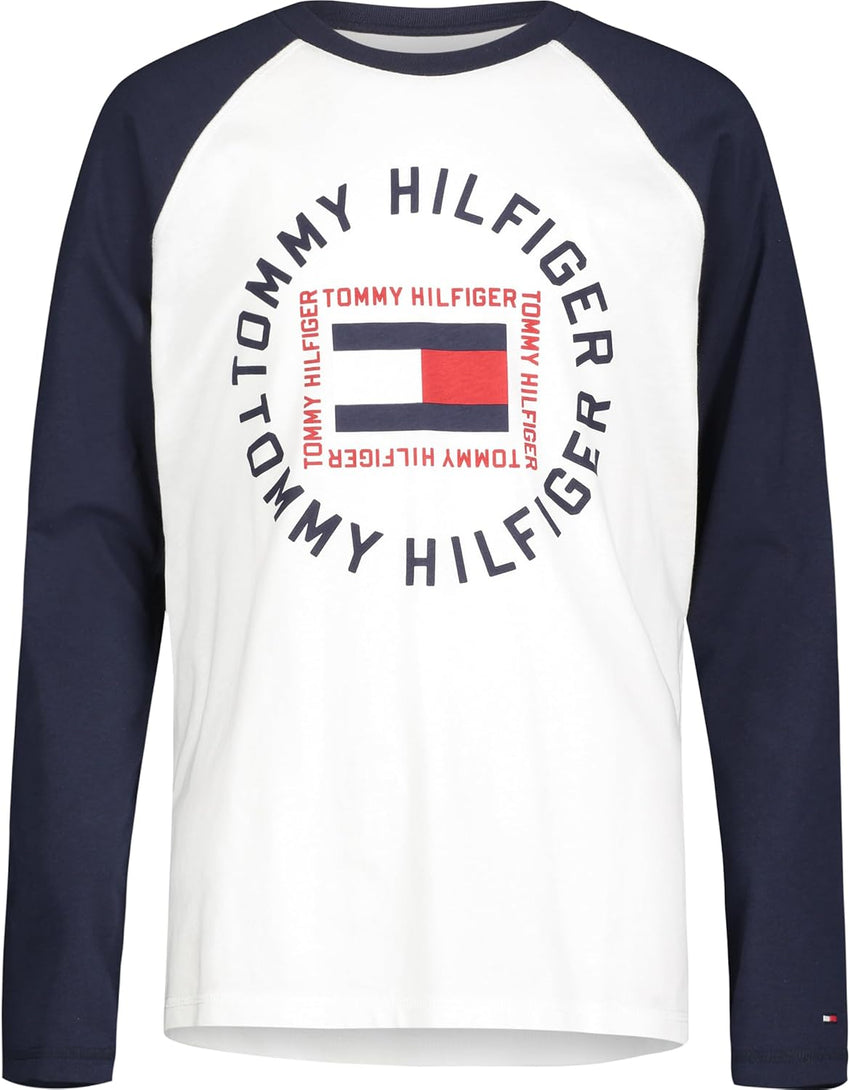 Tommy Hilfiger Boys' Long Sleeve Crew Neck T-Shirt - 7DAY'S