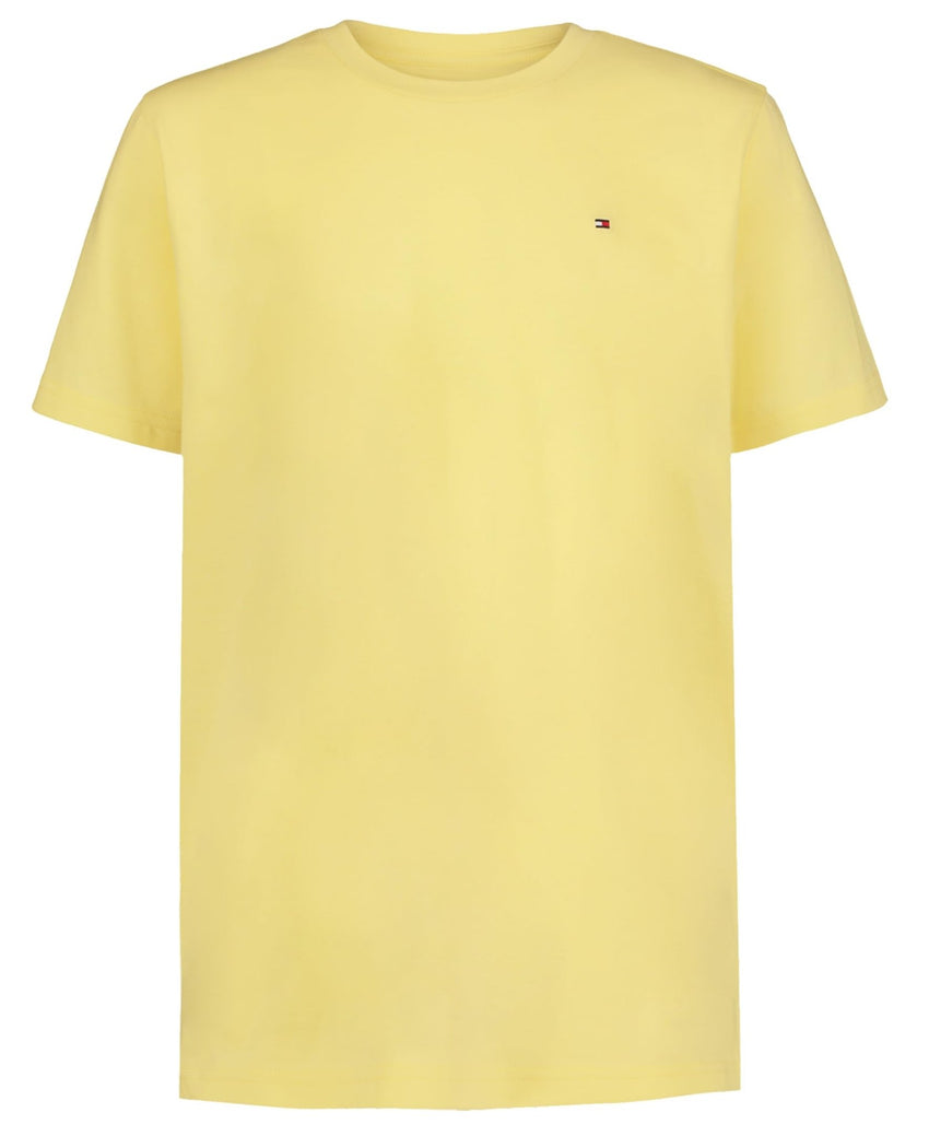 Tommy Hilfiger Boys' Short Sleeve Solid Crew Neck T-shirt, Soft, Comfortable, Relaxed Fit - 7DAY'S