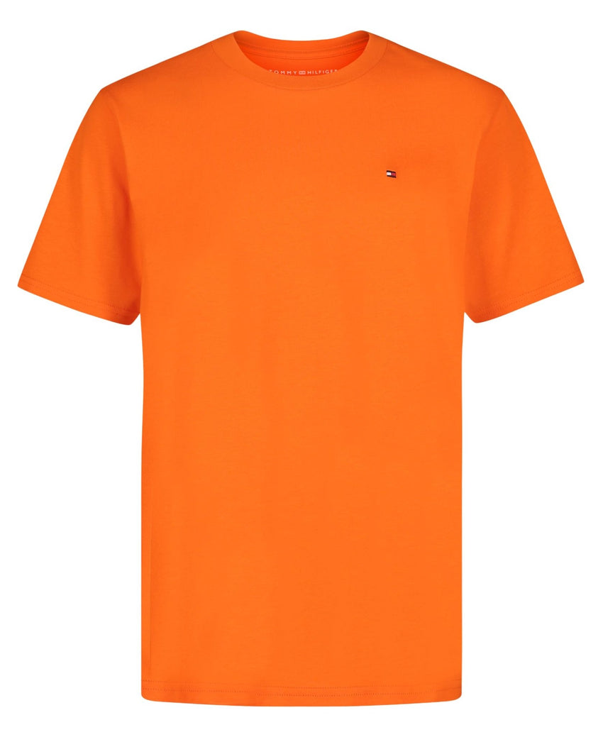 Tommy Hilfiger Boys' Short Sleeve Solid Crew Neck T-shirt, Soft, Comfortable, Relaxed Fit - 7DAY'S