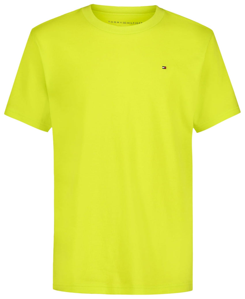 Tommy Hilfiger Boys' Short Sleeve Solid Crew Neck T-shirt, Soft, Comfortable, Relaxed Fit - 7DAY'S