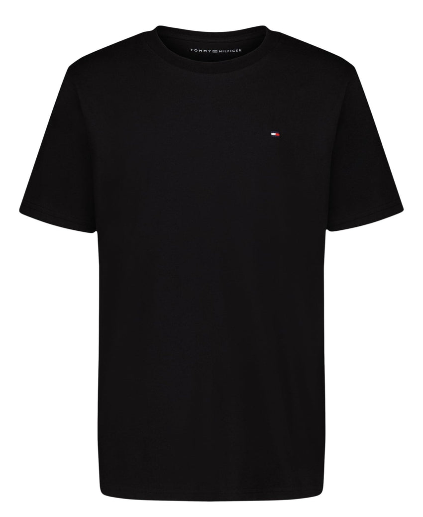 Tommy Hilfiger Boys' Short Sleeve Solid Crew Neck T-shirt, Soft, Comfortable, Relaxed Fit - 7DAY'S