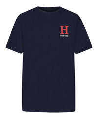 Tommy Hilfiger Boys' Short Sleeve Solid Crew Neck T-shirt, Soft, Comfortable, Relaxed Fit - 7DAY'S