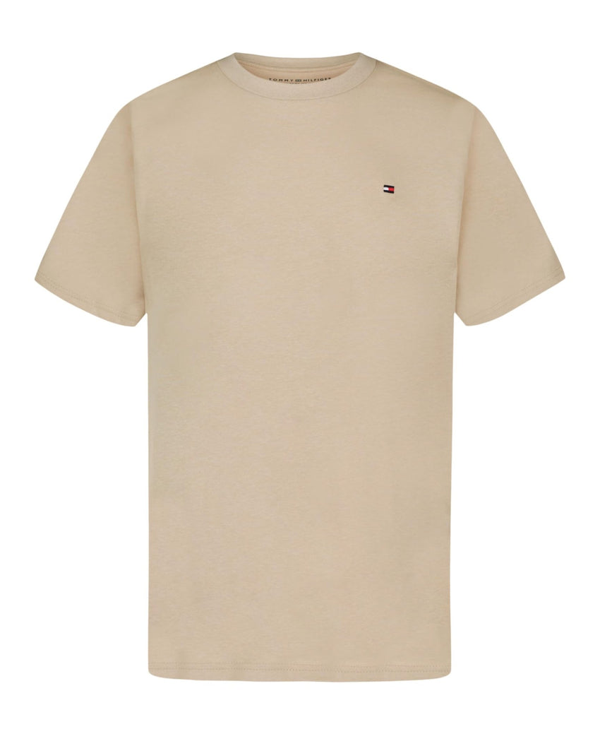 Tommy Hilfiger Boys' Short Sleeve Solid Crew Neck T-shirt, Soft, Comfortable, Relaxed Fit - 7DAY'S