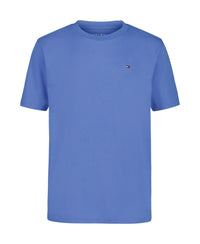 Tommy Hilfiger Boys' Short Sleeve Solid Crew Neck T-shirt, Soft, Comfortable, Relaxed Fit - 7DAY'S