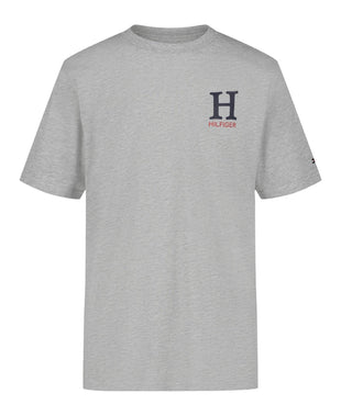 Tommy Hilfiger Boys' Short Sleeve Solid Crew Neck T-shirt, Soft, Comfortable, Relaxed Fit - 7DAY'S