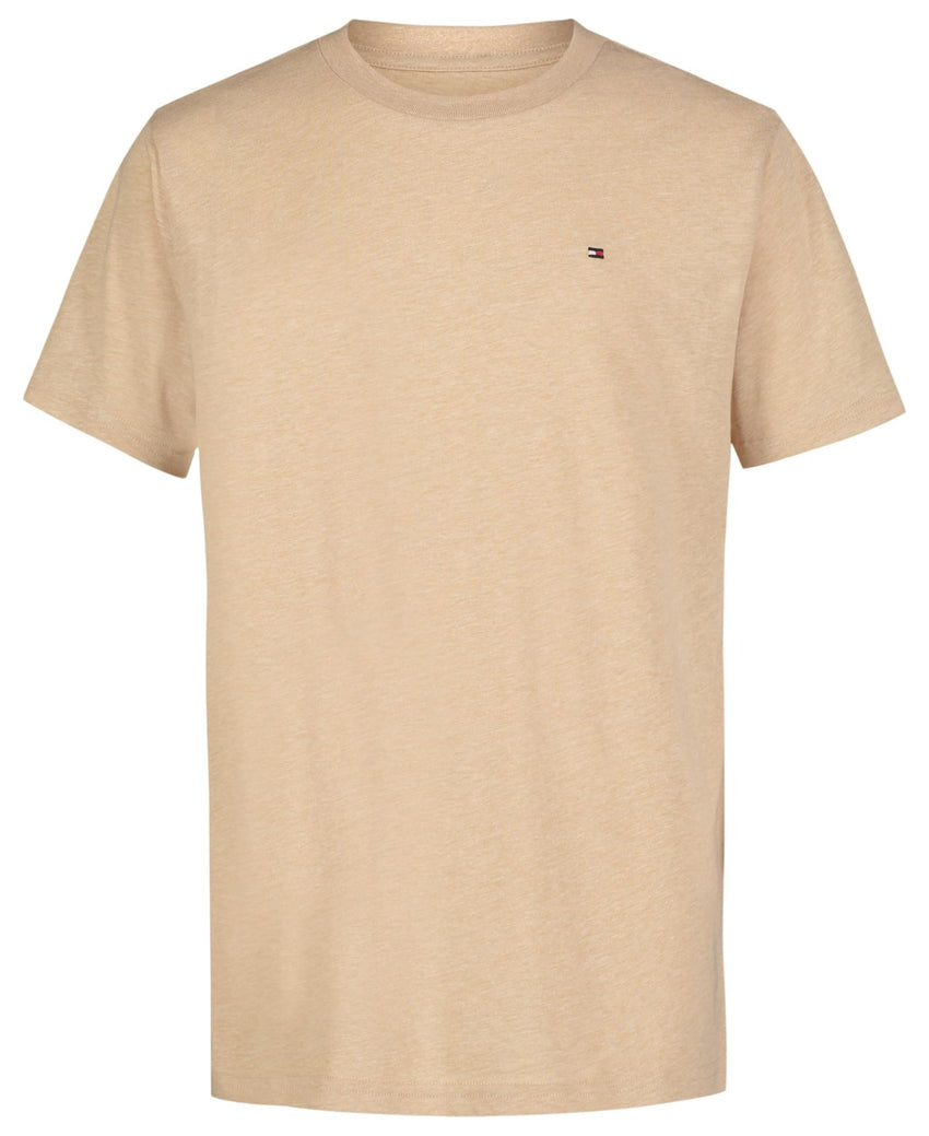 Tommy Hilfiger Boys' Short Sleeve Solid Crew Neck T-shirt, Soft, Comfortable, Relaxed Fit - 7DAY'S