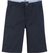 Tommy Hilfiger Flat Front Twill Blend Shorts, Kids School Uniform Clothes for Little Or Big Boys with Husky and Slim Sizes - 7DAY'S