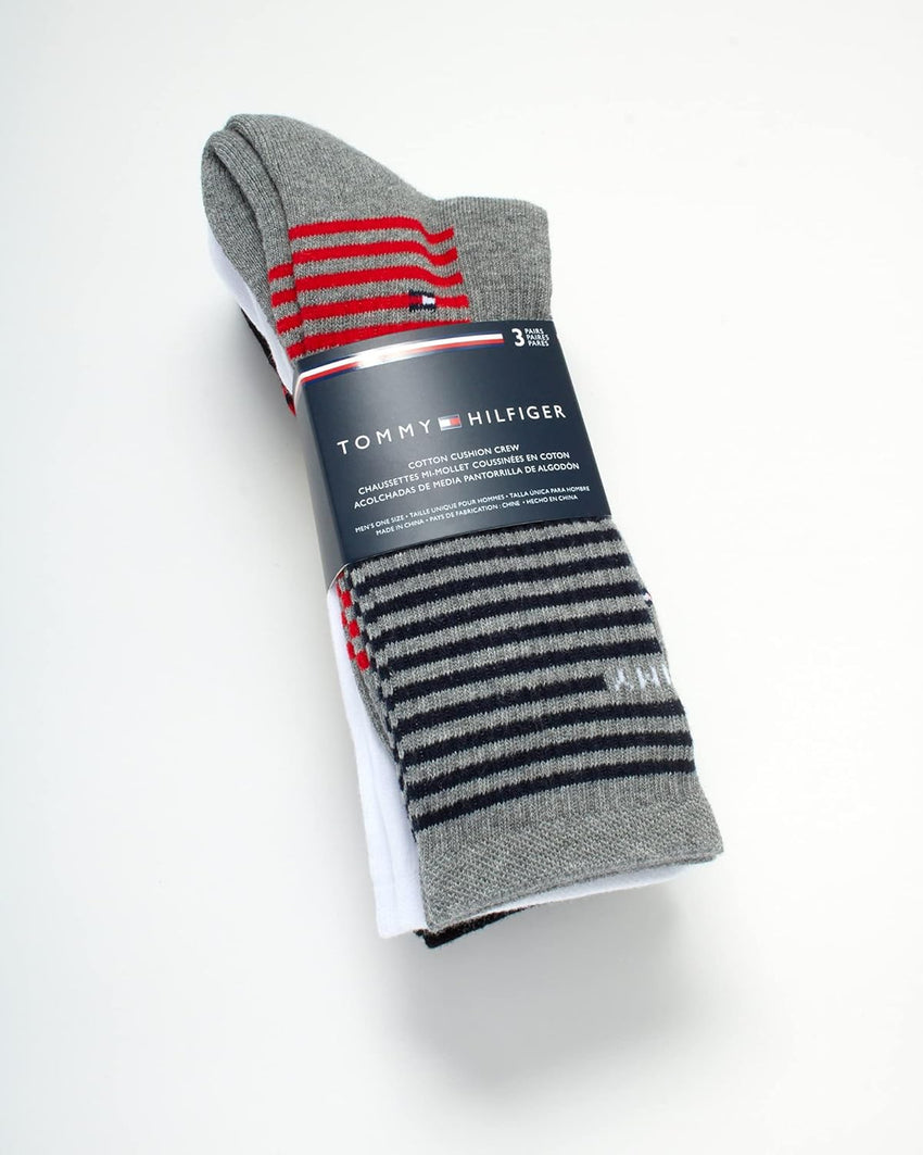 Tommy Hilfiger Men's Athletic Cushioned Crew Socks (10 Pack) - 7DAY'S