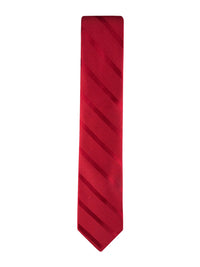 Tommy Hilfiger Men's Classic Solid Textured Stripe Tie - 7DAY'S