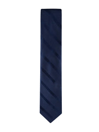 Tommy Hilfiger Men's Classic Solid Textured Stripe Tie - 7DAY'S