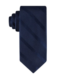 Tommy Hilfiger Men's Classic Solid Textured Stripe Tie - 7DAY'S