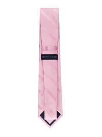 Tommy Hilfiger Men's Classic Solid Textured Stripe Tie - 7DAY'S