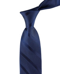 Tommy Hilfiger Men's Classic Solid Textured Stripe Tie - 7DAY'S