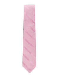 Tommy Hilfiger Men's Classic Solid Textured Stripe Tie - 7DAY'S