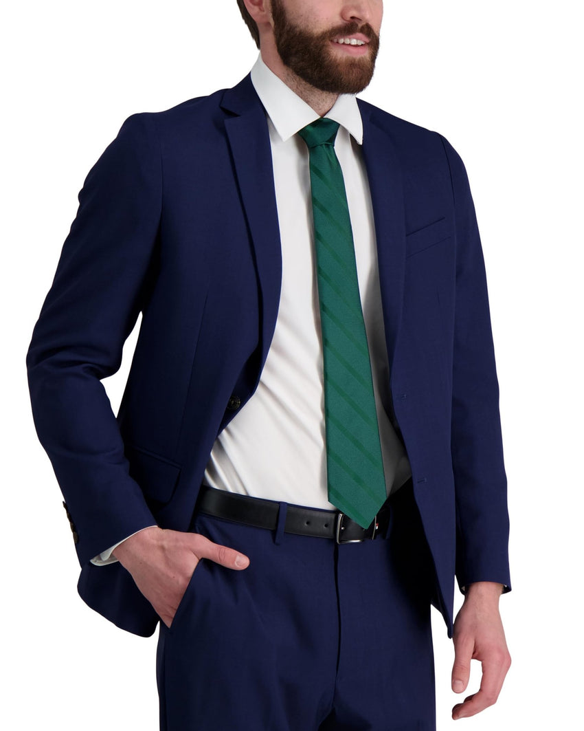 Tommy Hilfiger Men's Classic Solid Textured Stripe Tie - 7DAY'S