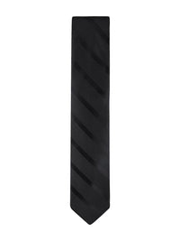 Tommy Hilfiger Men's Classic Solid Textured Stripe Tie - 7DAY'S