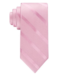 Tommy Hilfiger Men's Classic Solid Textured Stripe Tie - 7DAY'S