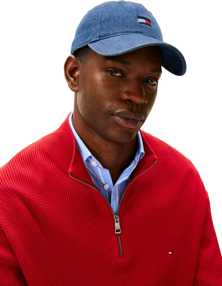 Tommy Hilfiger Men's Cotton Ardin Adjustable Baseball Cap - 7DAY'S